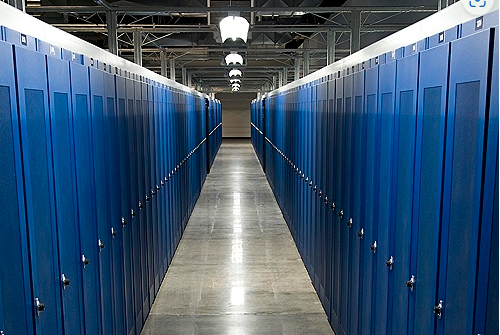 Secure colocation cabinets inside the Fremont data center